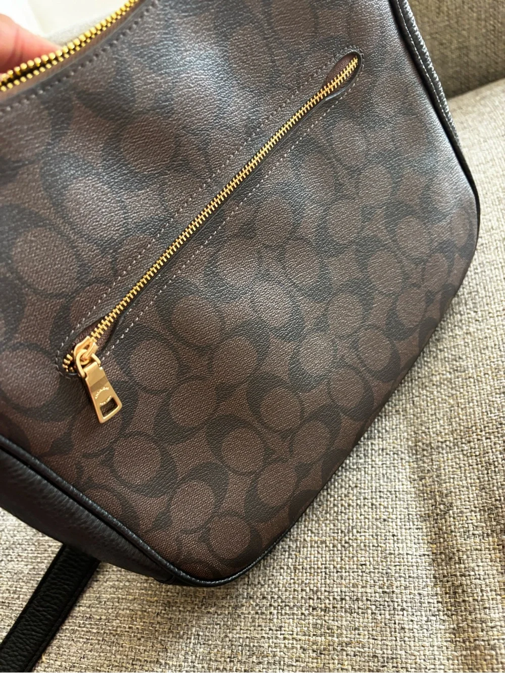 Coach Ellie File Bag in Signature Canvas Like New